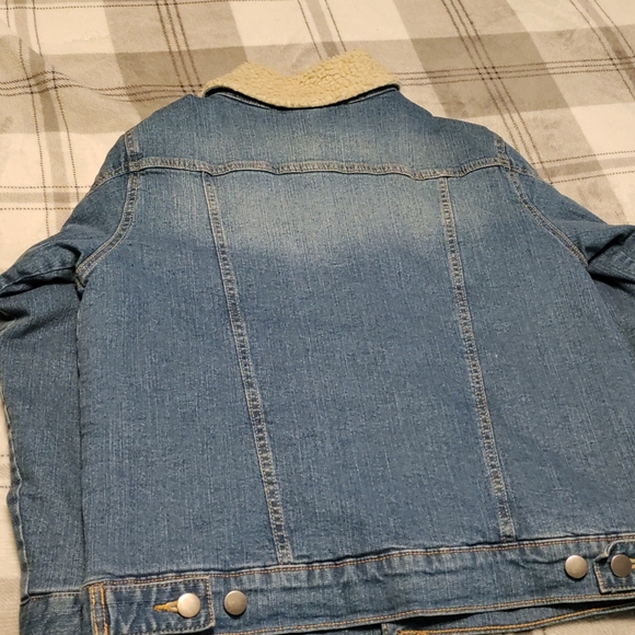 Boys Wonder Nation Denim Jacket Size Large (10-12) Huskey - Picture 4 of 4
